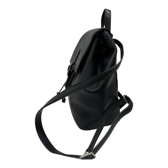 Coach Vintage Hampton Legacy Smooth Black Leather Backpack #9858 - Picture 6 of 14